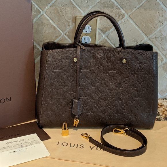 🦄Louis Vuitton Montaigne GM Empreinte - Picture 2 of 8